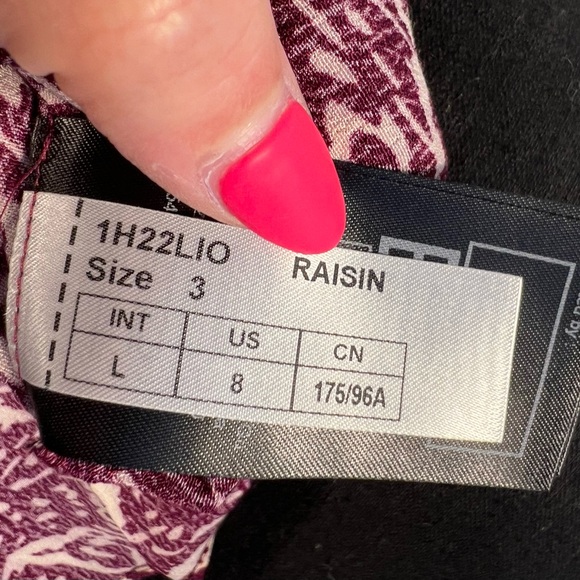 ba&sh Lio Blouse in Raisin sz Large - Picture 4 of 4